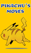 Pikachu's Moves